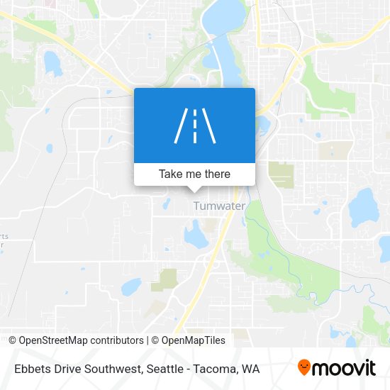 Ebbets Drive Southwest map