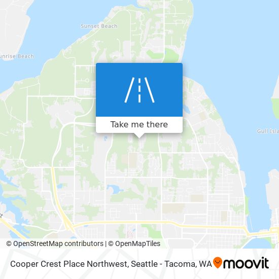 Mapa de Cooper Crest Place Northwest