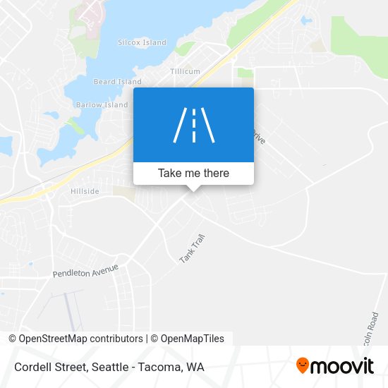 Cordell Street map