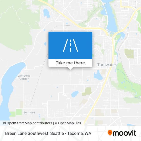 Breen Lane Southwest map