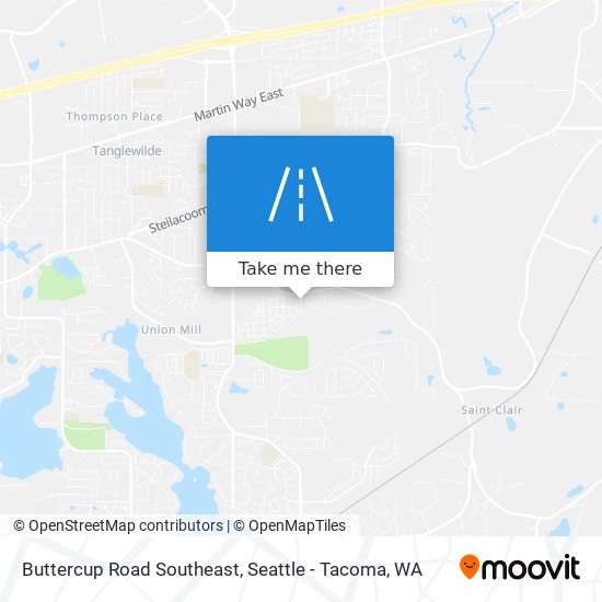 Buttercup Road Southeast map