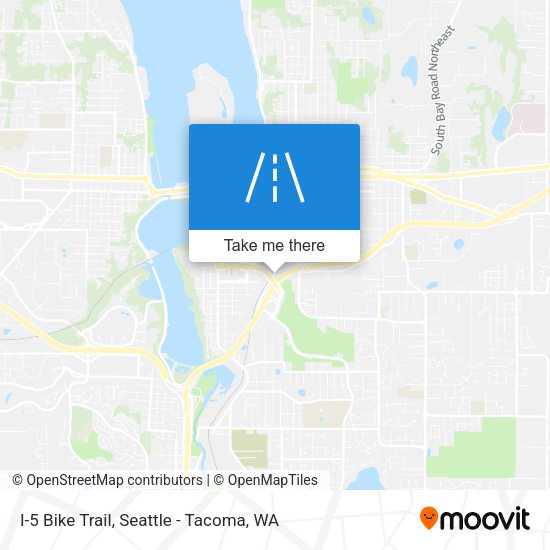 I-5 Bike Trail map