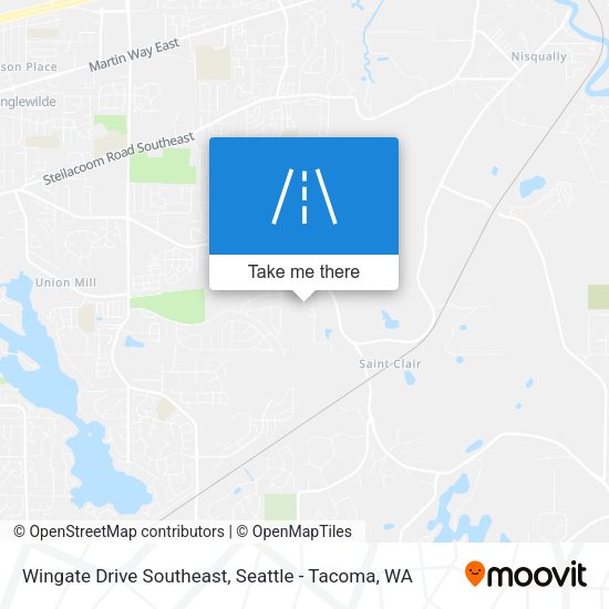 Wingate Drive Southeast map