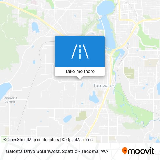 Galenta Drive Southwest map