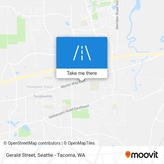 Gerald Street map