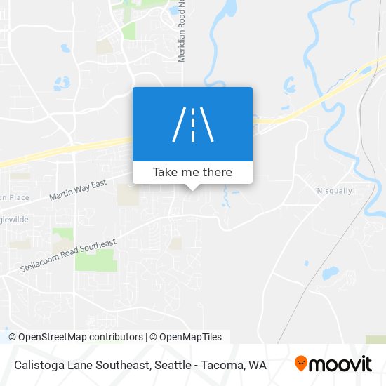 Calistoga Lane Southeast map