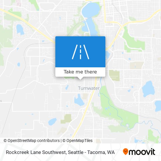 Rockcreek Lane Southwest map