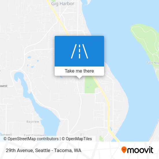 29th Avenue map