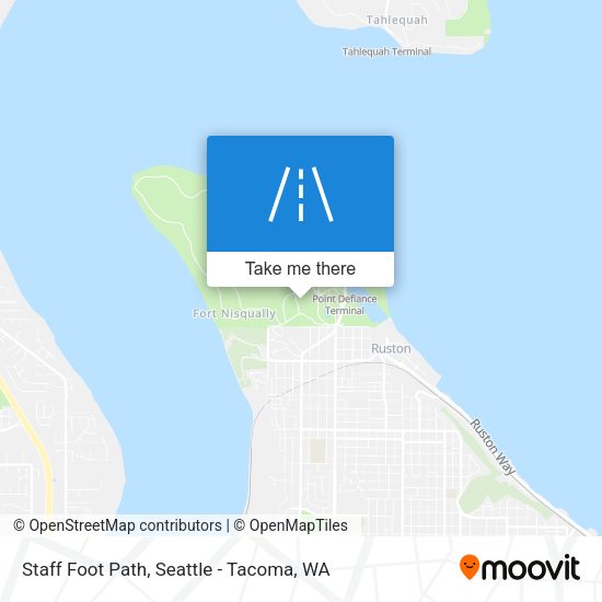 Staff Foot Path map