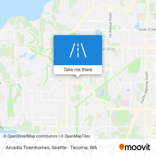 Arcadia Townhomes map