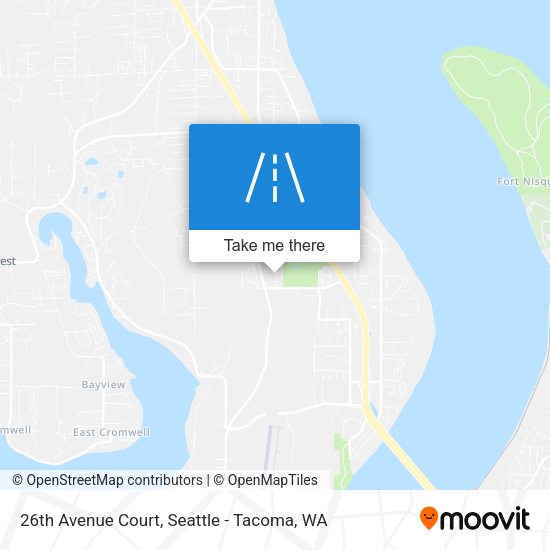 Mapa de 26th Avenue Court