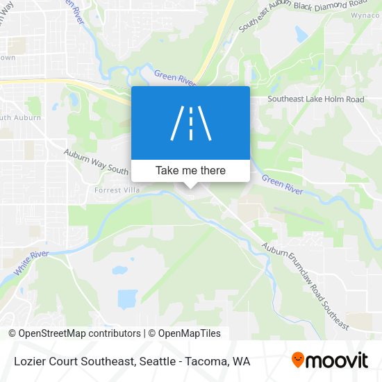 Mapa de Lozier Court Southeast