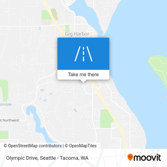 Olympic Drive map