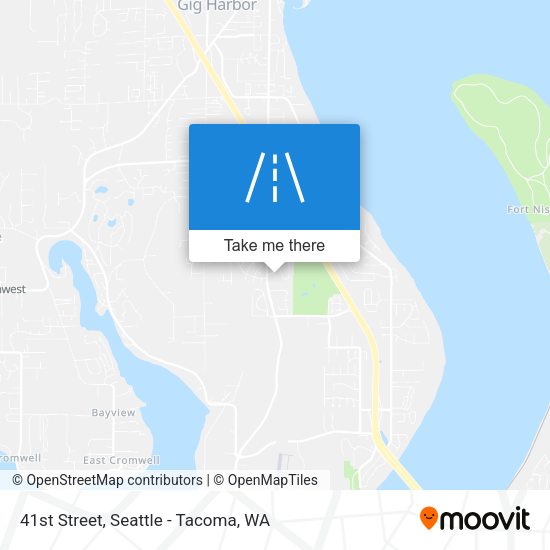 41st Street map