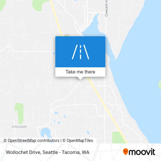 Wollochet Drive map