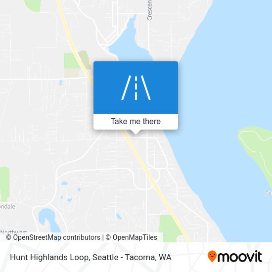 Mapa de Hunt Highlands Loop