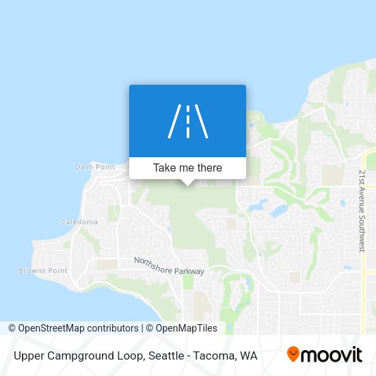 Upper Campground Loop map
