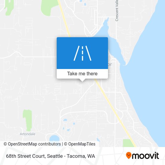 Mapa de 68th Street Court