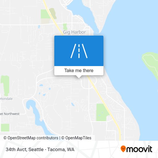 34th Avct map