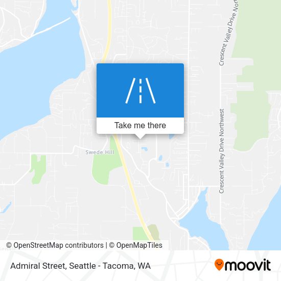 Admiral Street map
