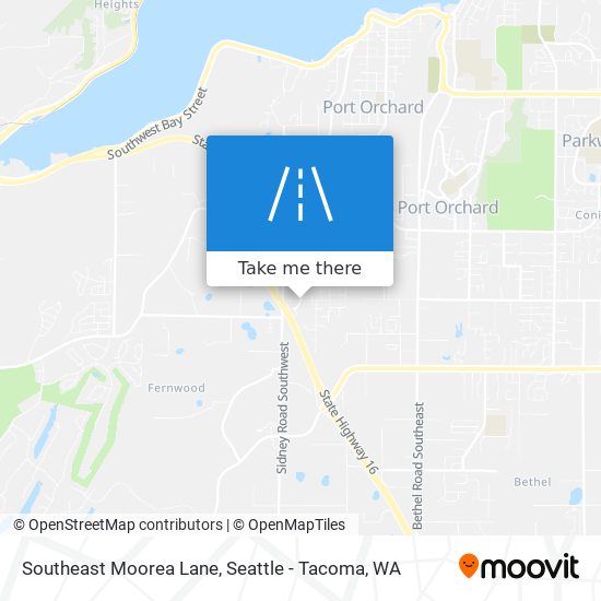 Mapa de Southeast Moorea Lane