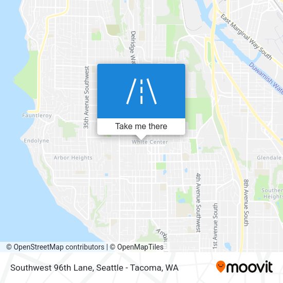 Southwest 96th Lane map