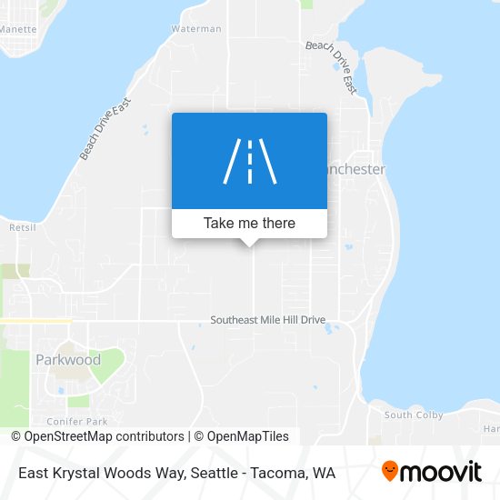 Mapa de East Krystal Woods Way
