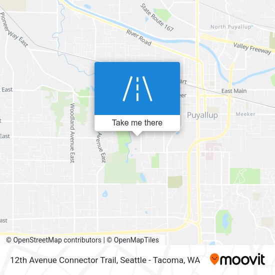 Mapa de 12th Avenue Connector Trail