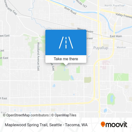 Maplewood Spring Trail map
