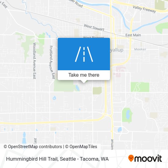 Mapa de Hummingbird Hill Trail
