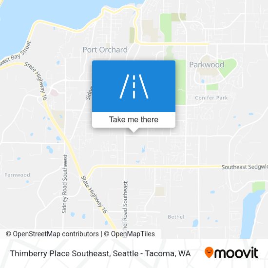 Mapa de Thimberry Place Southeast