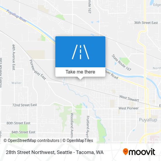 Mapa de 28th Street Northwest