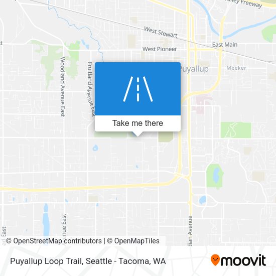 Puyallup Loop Trail map