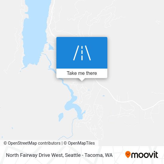 Mapa de North Fairway Drive West
