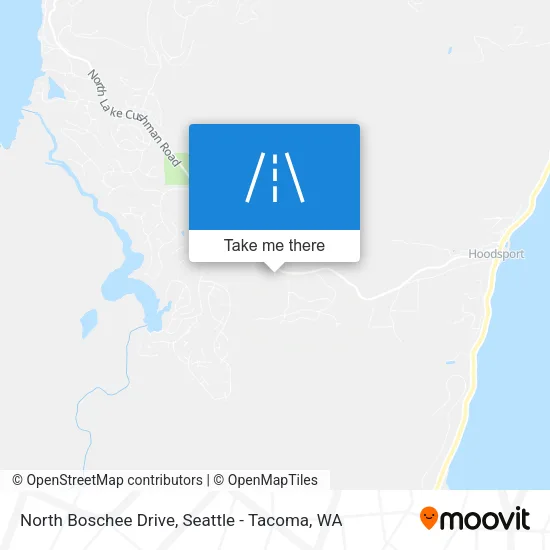 North Boschee Drive map