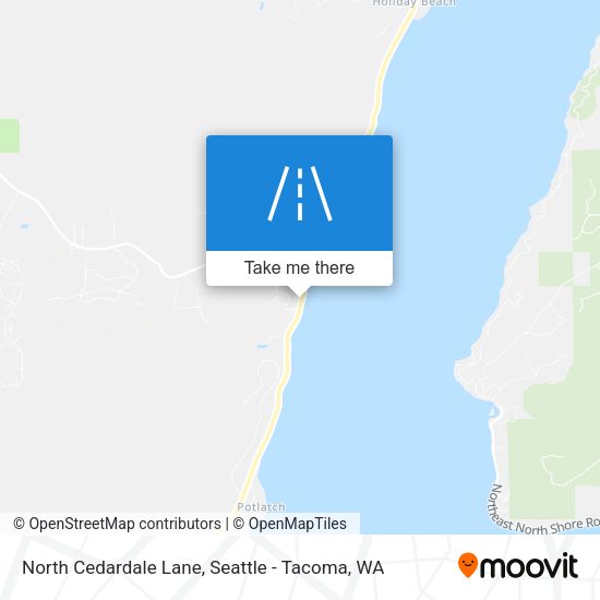 Mapa de North Cedardale Lane