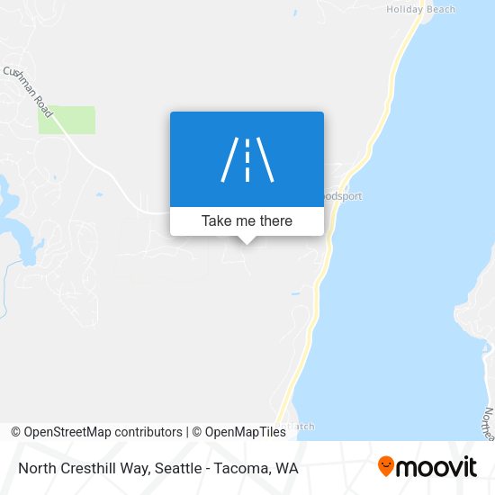 Mapa de North Cresthill Way