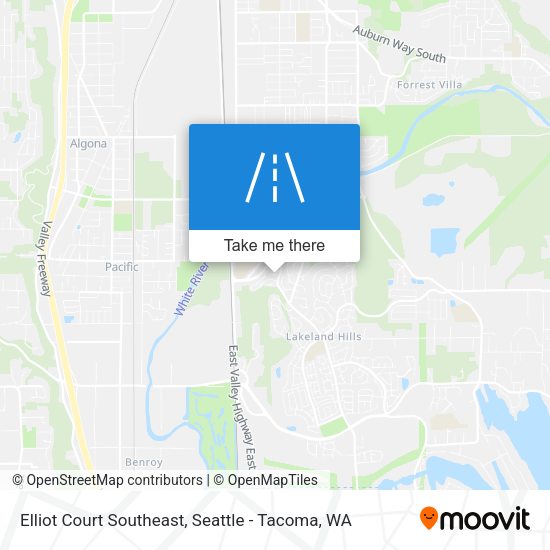 Mapa de Elliot Court Southeast