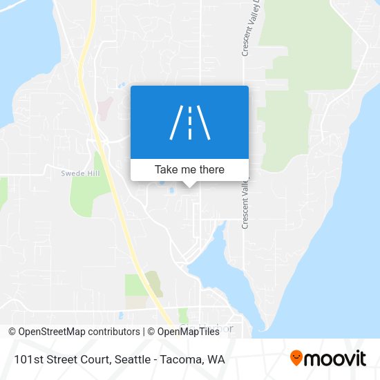 Mapa de 101st Street Court