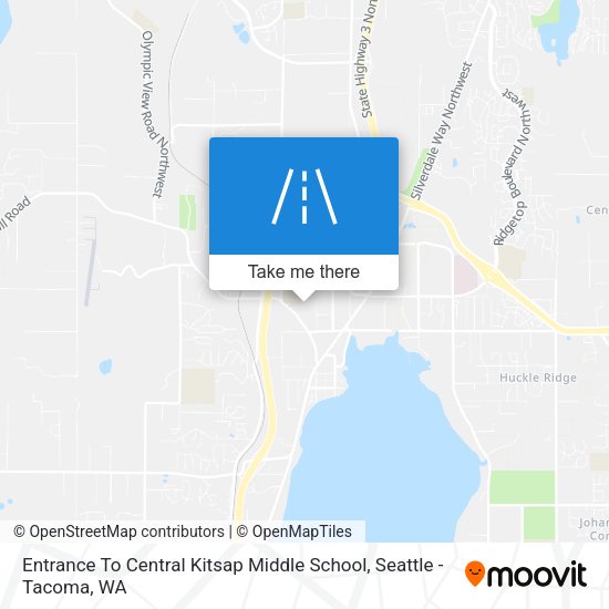 Mapa de Entrance To Central Kitsap Middle School