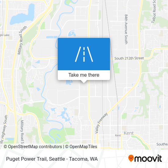 Puget Power Trail map