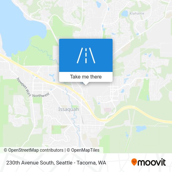 230th Avenue South map