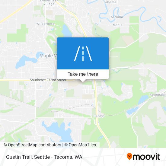 Gustin Trail map
