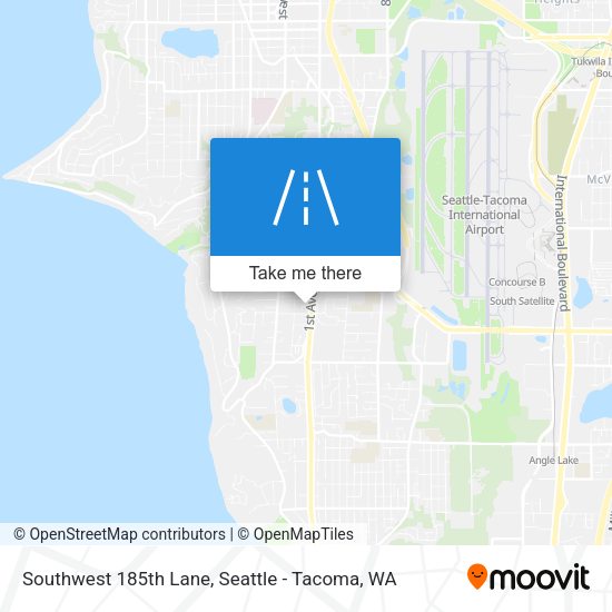 Mapa de Southwest 185th Lane
