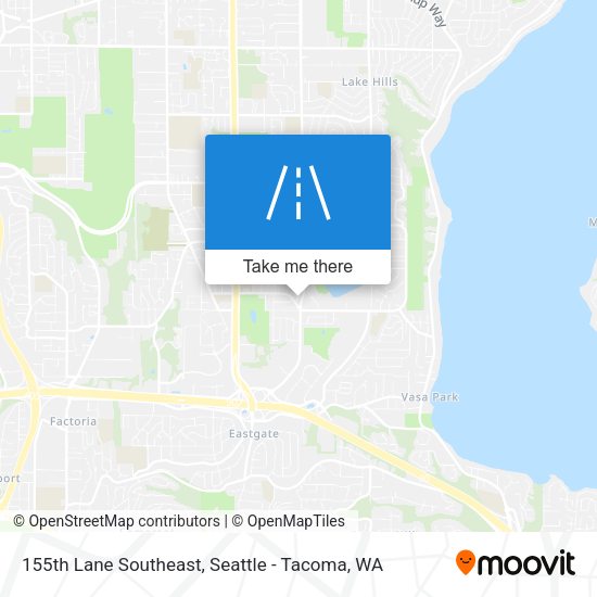 155th Lane Southeast map