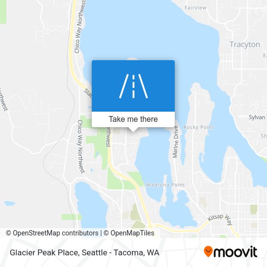Mapa de Glacier Peak Place