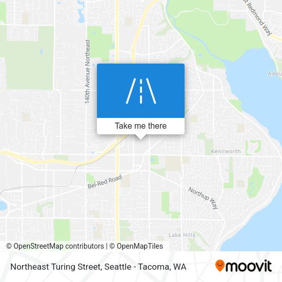 Mapa de Northeast Turing Street