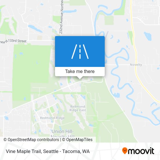 Vine Maple Trail map