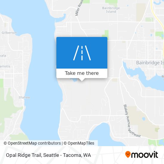 Opal Ridge Trail map