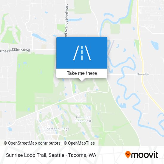 Mapa de Sunrise Loop Trail
